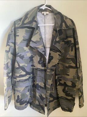 Umgee Utility Camo Field Jacket Oversized